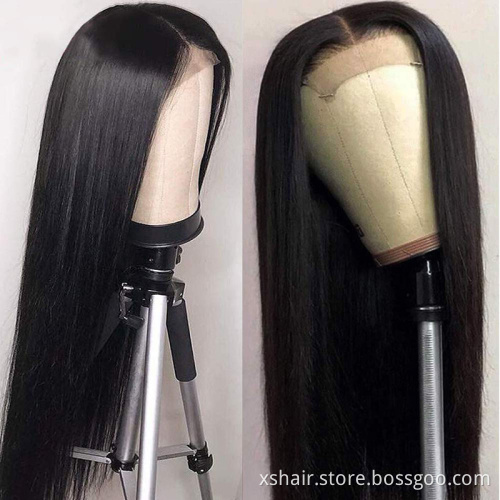 Fashion Grade 12A Hair Glueless Full Lace Human Frontal 26 Inch Cheap Brazilian Virgin Closure Brazilian Wig